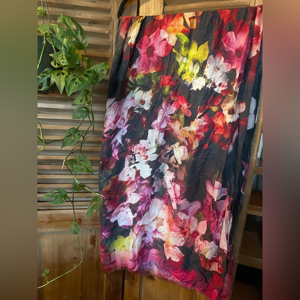 Ted Baker Cascading Floral Scarf